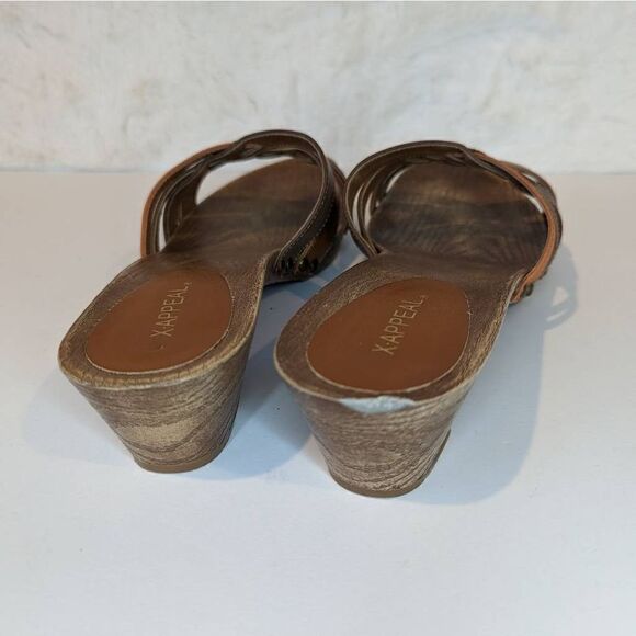 XAppeal Women Sage Sandals Crisscross Straps Heeled Size 9 - Picture 4 of 10